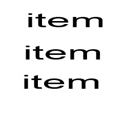 item item item